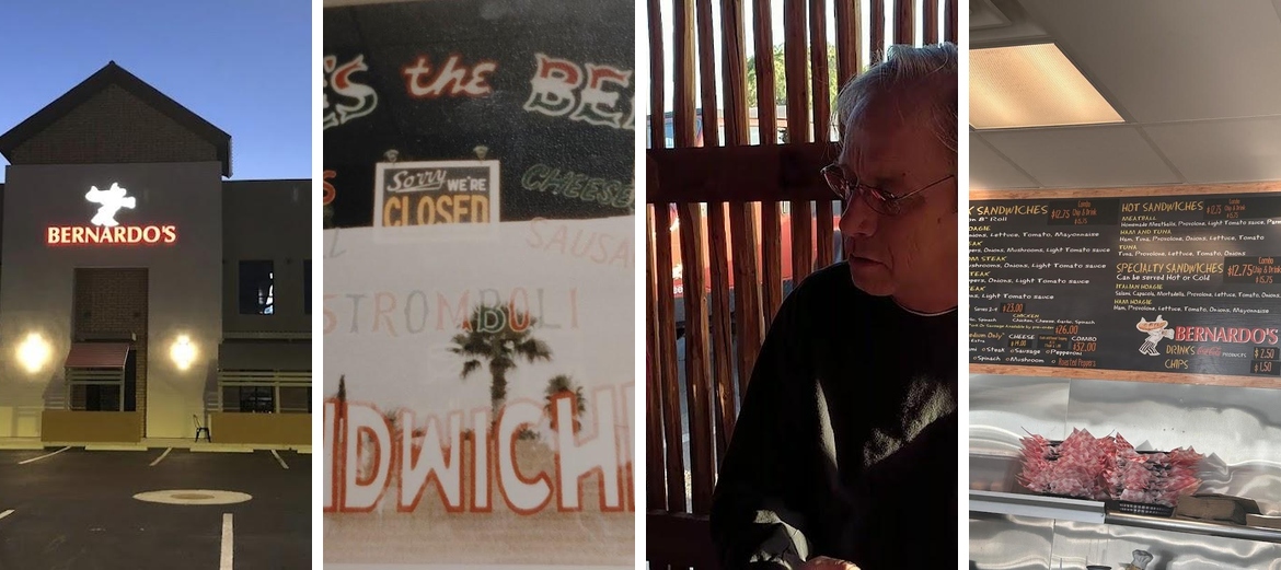Bernardo's Foothills Menu