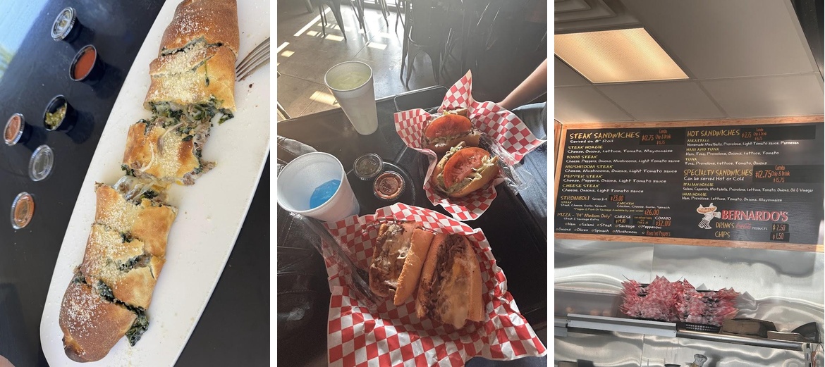 Bernardo's Foothills Menu