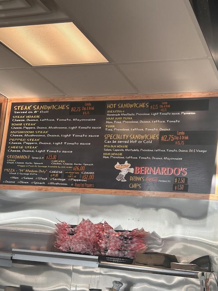 Bernardo's Foothills Menu image 1